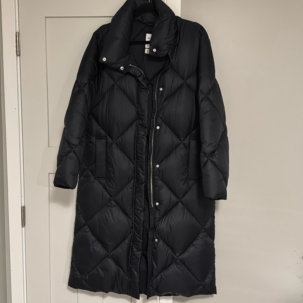 Abercrombie & Fitch Quilted Long Puffer Coat